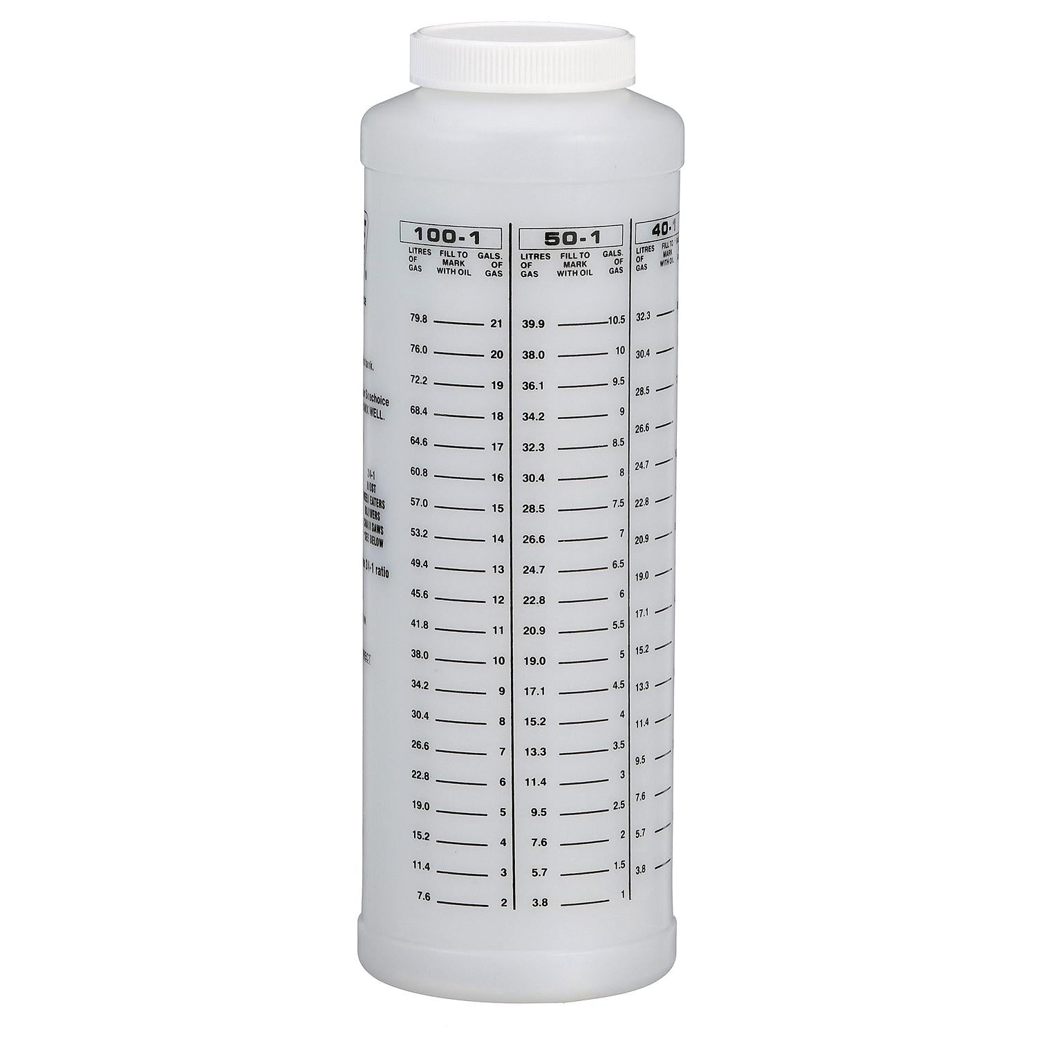 2-Cycle Engine, Oil to Gas Measuring Container, 32 Oz