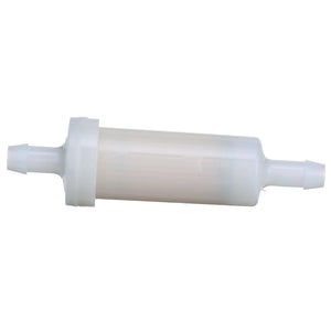 in-Line Fuel Filter, 1/4 in., Plastic, Outboard, 20 Micron
