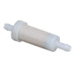 in-Line Fuel Filter, 1/4 in., Plastic, Outboard, 20 Micron