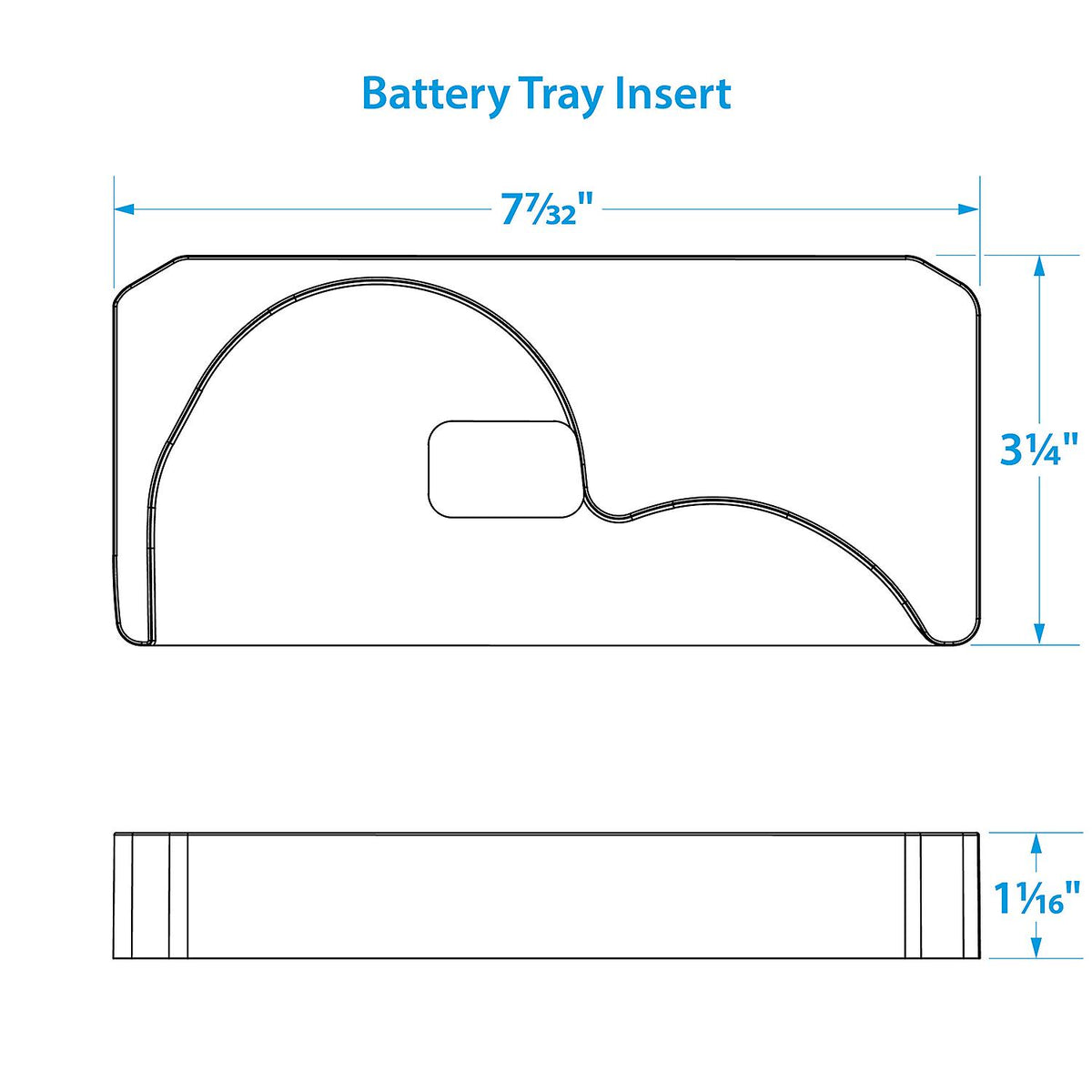 Battery Tray w/ Strap For D27M & D31M Optima Batteries