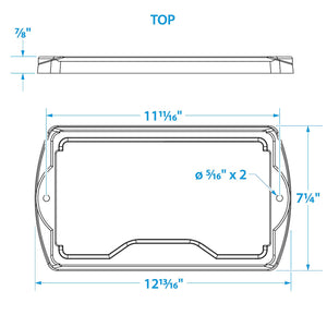 Group 24 Series Hold-Down Battery Tray, Black