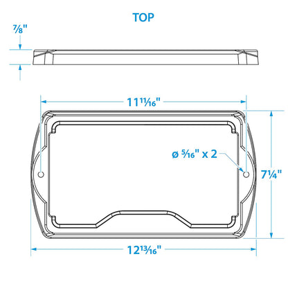 Group 24 Series Hold-Down Battery Tray, Black