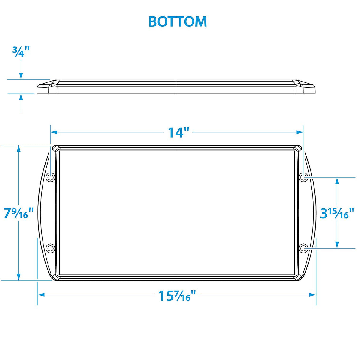 Premium Durable Battery Tray, Fits Group 31 Batteries