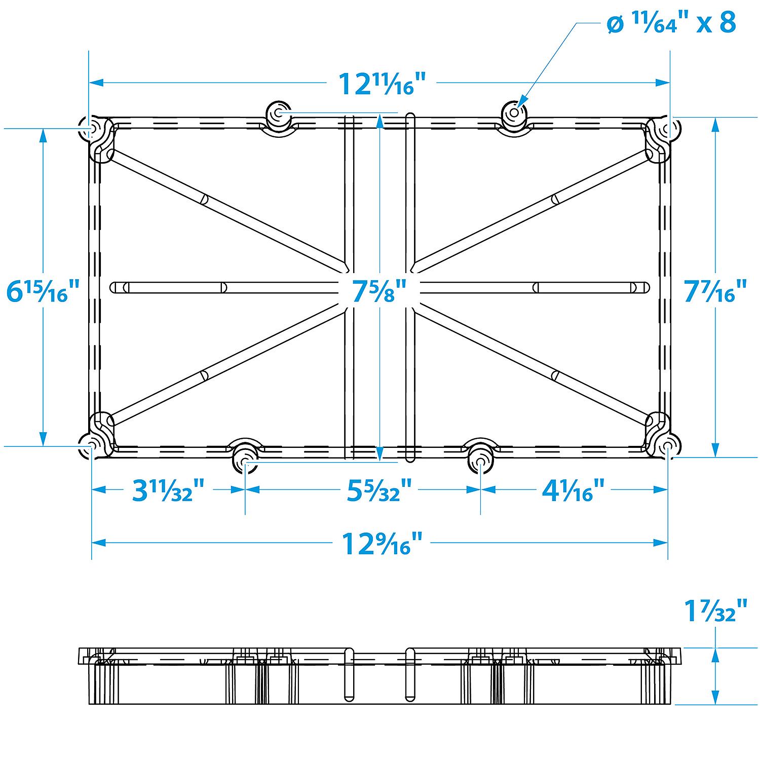 Battery Tray w/ Stainless Steel Buck, Group 27