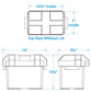 Group 24 Series Standard Battery Box w/ Strap & Mounting Kit