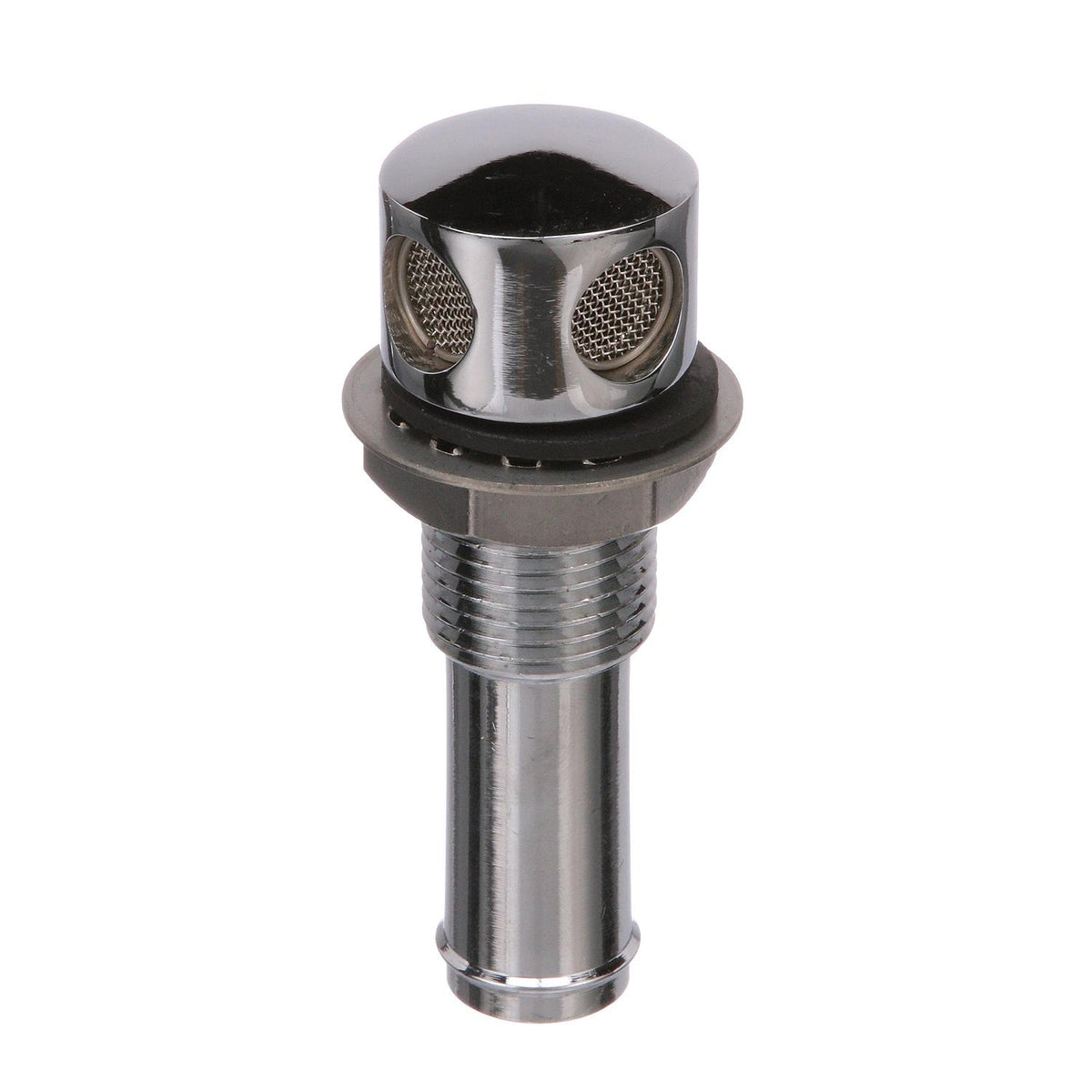 Thru Hull Fuel Tank Vent, Chrome-Plated Brass, 5/8in.