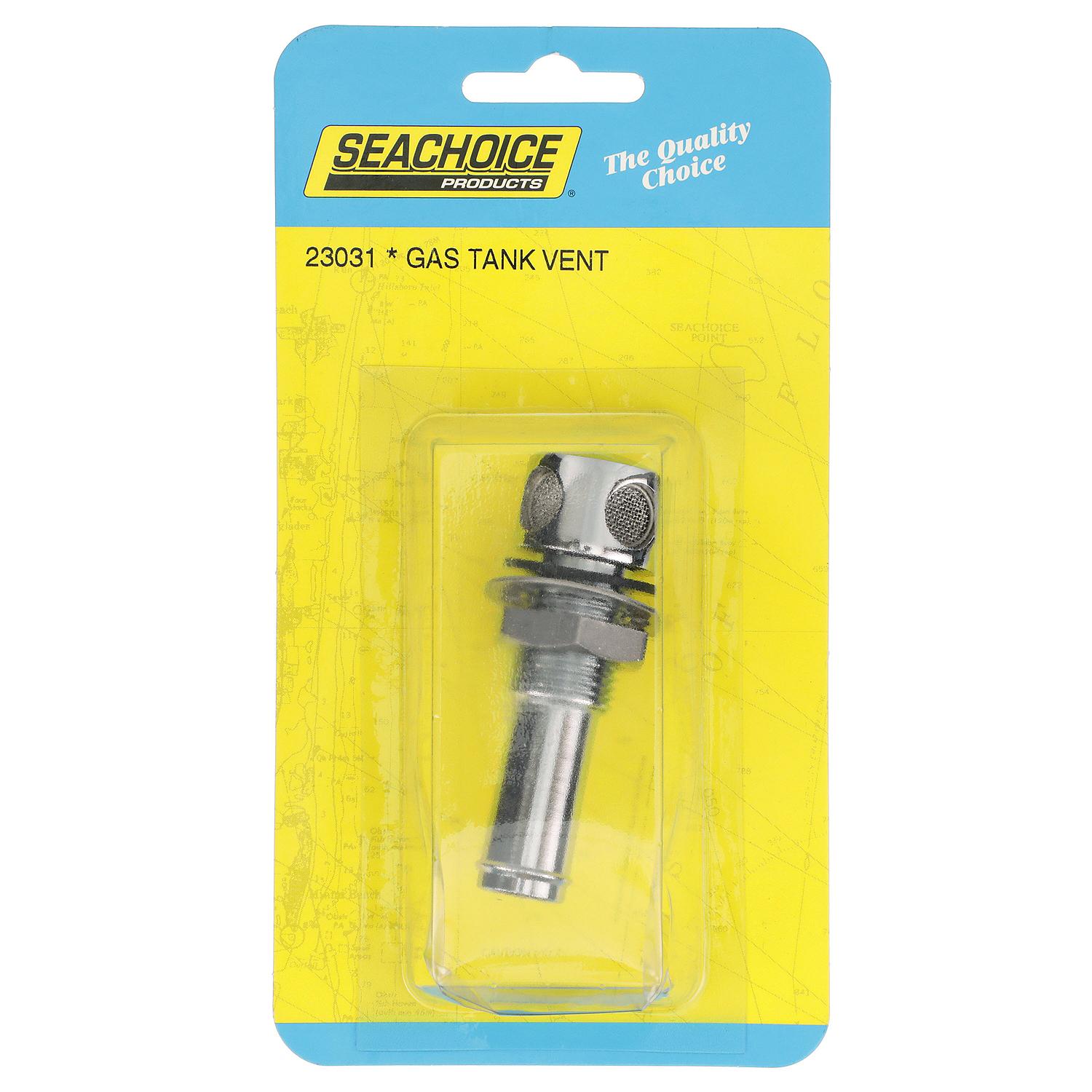 Thru Hull Fuel Tank Vent, Chrome-Plated Brass, 5/8in.