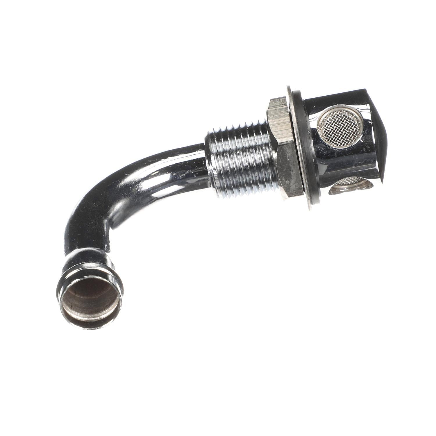 Thru Hall Fuel Tank Vent, Chrome-Plated Brass, 5/8in., 90º