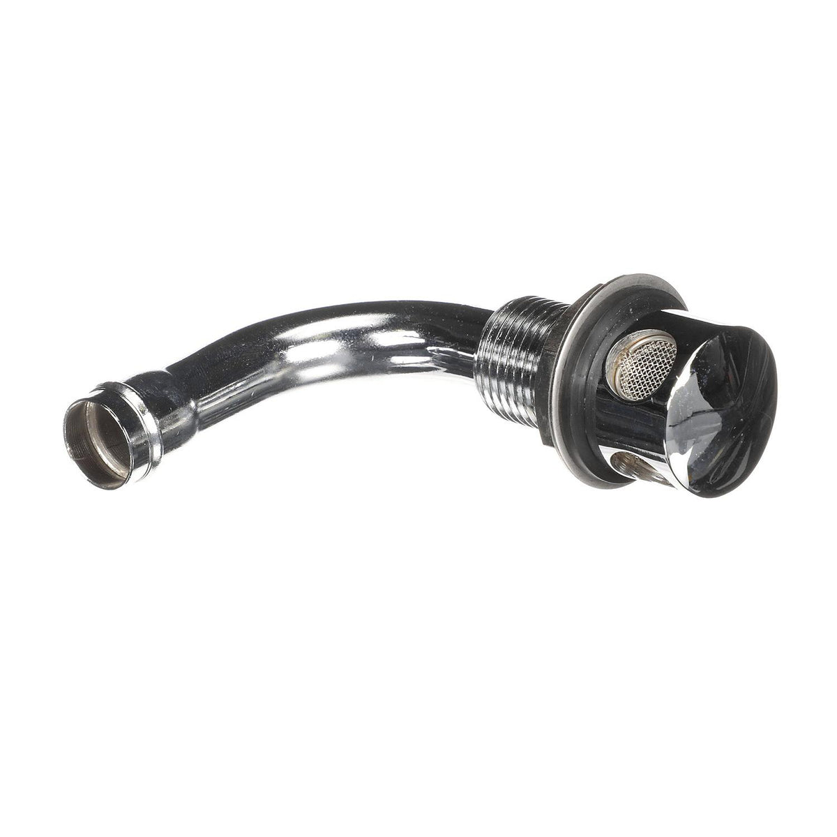 Thru Hall Fuel Tank Vent, Chrome-Plated Brass, 5/8in., 90º