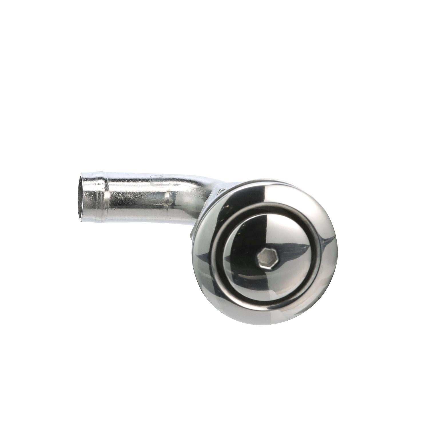 90º Stainless Steel Flush Mount Fuel Vent for 5/8in Hose