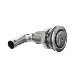 90º Stainless Steel Flush Mount Fuel Vent for 5/8in Hose