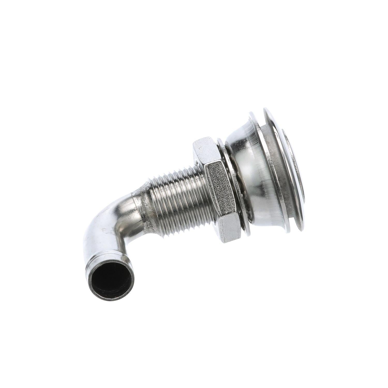 90º Stainless Steel Flush Mount Fuel Vent for 5/8in Hose