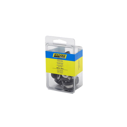 Stainless Steel Cushion Clamp, 5/16in, 10/PK