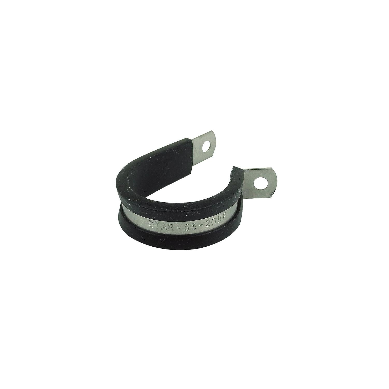 Stainless Steel Cushion Clamp, 1-1/4in, 10/PK