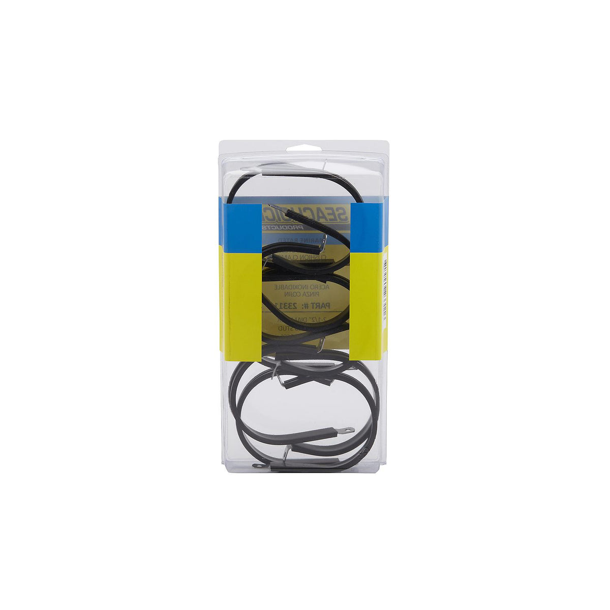 Stainless Steel Cushion Clamp, 2-1/2in, 10/PK