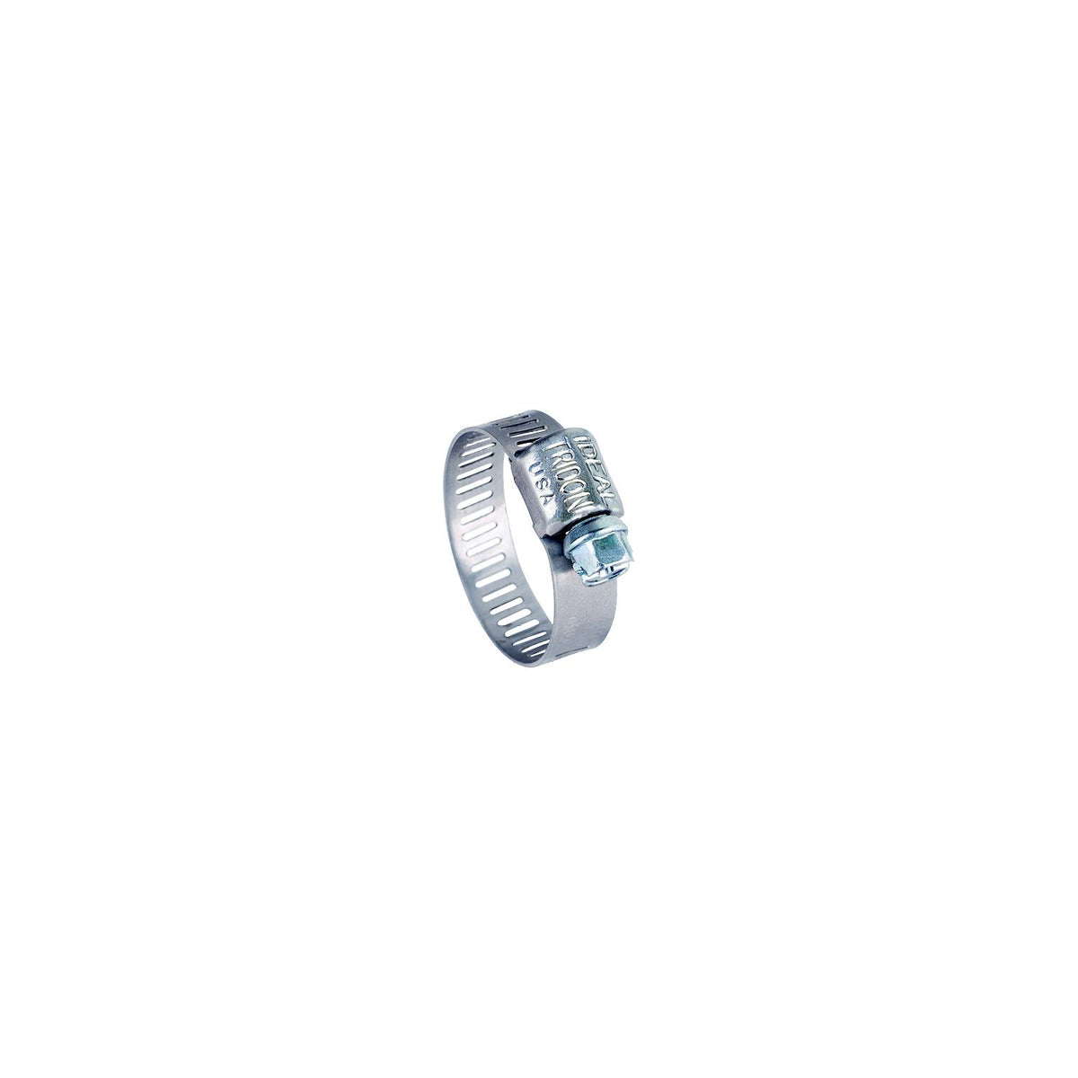 Stainless-Steel Mini Hose Clamps, 5/16in Band, Size #4, 10/Box