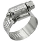 Stainless-Steel Mini Hose Clamps, 5/16in Band, Size #6, 10/Box