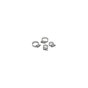 Steel Hose Clamp Set (Incl. 2 each of 7/32-5/8in & 7/16-25/32in), 4/PK