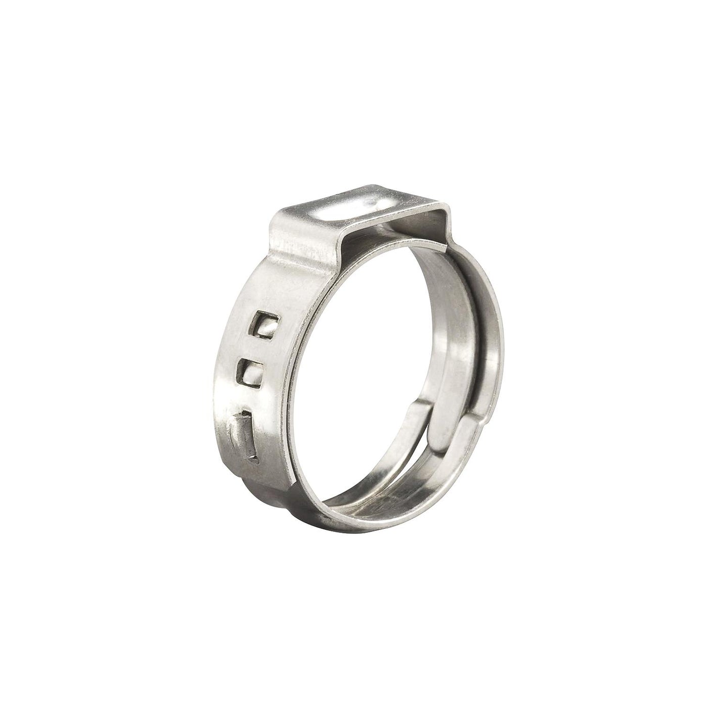 Stainless-Steel Pinch Hose Clamps, 3/8in, 10/Box, 10/PK