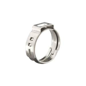 Stainless-Steel Pinch Hose Clamps, 9/16in, 10/Box, 10/PK