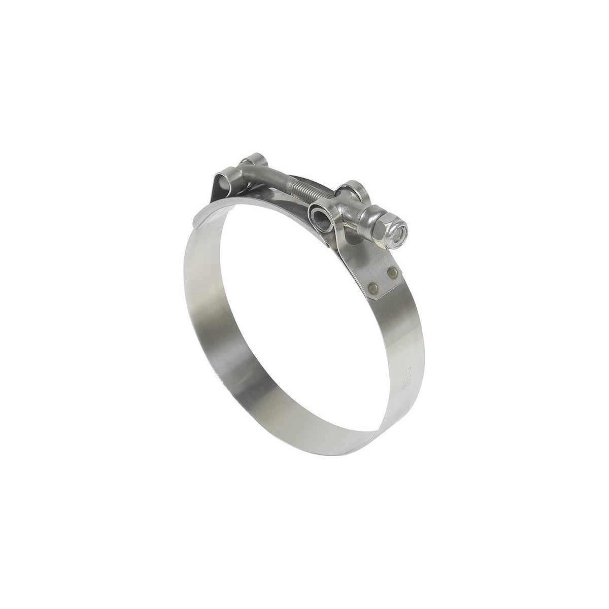 Heavy-Duty 300 SS T-Bolt Clamp, 3/4in Band, SAE 84