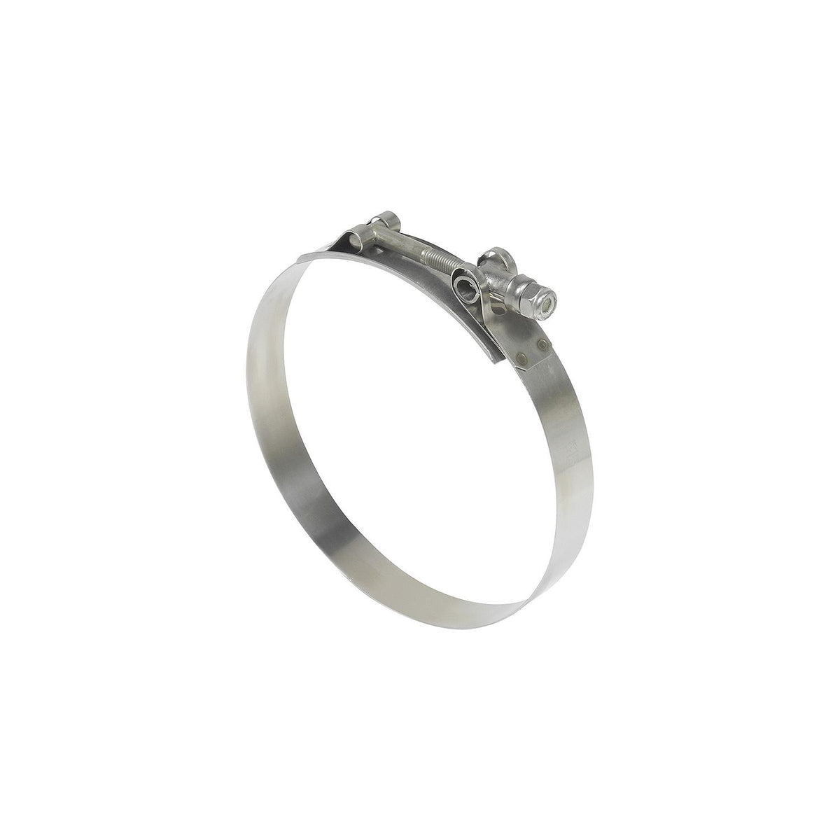 Heavy-Duty 300 SS T-Bolt Clamp, 3/4in Band, SAE 132
