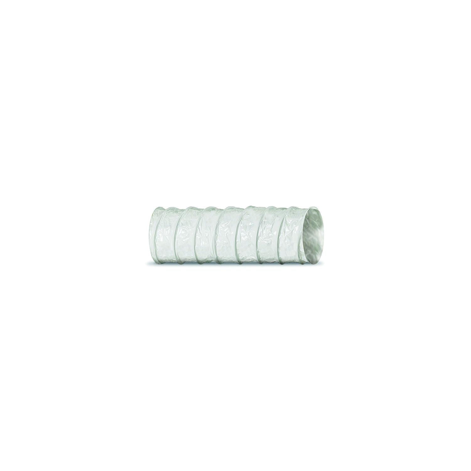Vinyl Blower Hose, 400 Series, 4in x 50ft, White