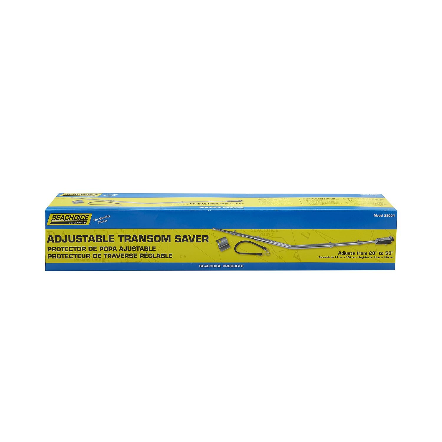 Adjustable Angled Transom Saver, 28in - 59in