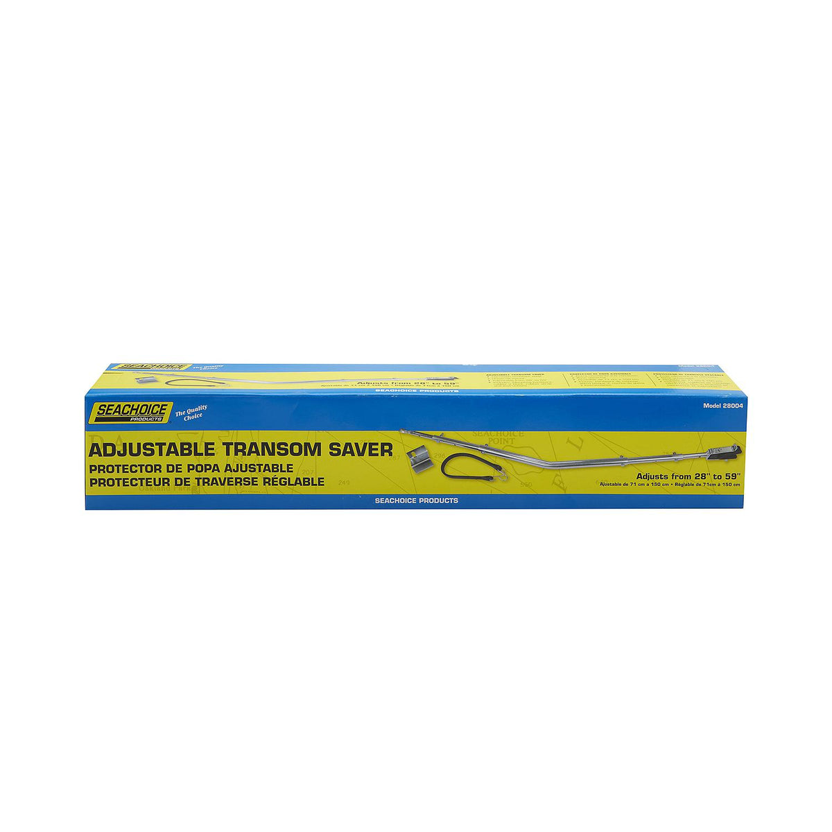 Adjustable Angled Transom Saver, 28in - 59in