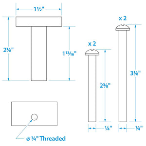 Mounting Bolt & Isolator For Motorguide