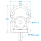 Foot Control Switch For Manual Trolling Motors