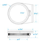Exhaust Guard Covers, 4in, 2/PK
