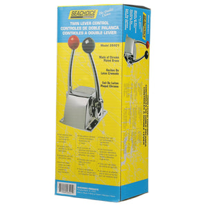 Chrome Plated Brass Twin Lever, Single Station Control