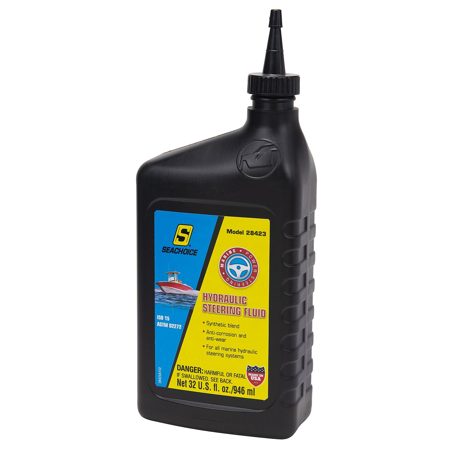 Hydraulic Steering Fluid - Synthetic Blend, ISO 15, 1 Qt.