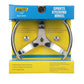 Stainless Steel Sports Steering Wheel w/ Turning Knob