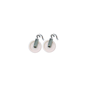 Tiller Rope Pulleys, 2/PK