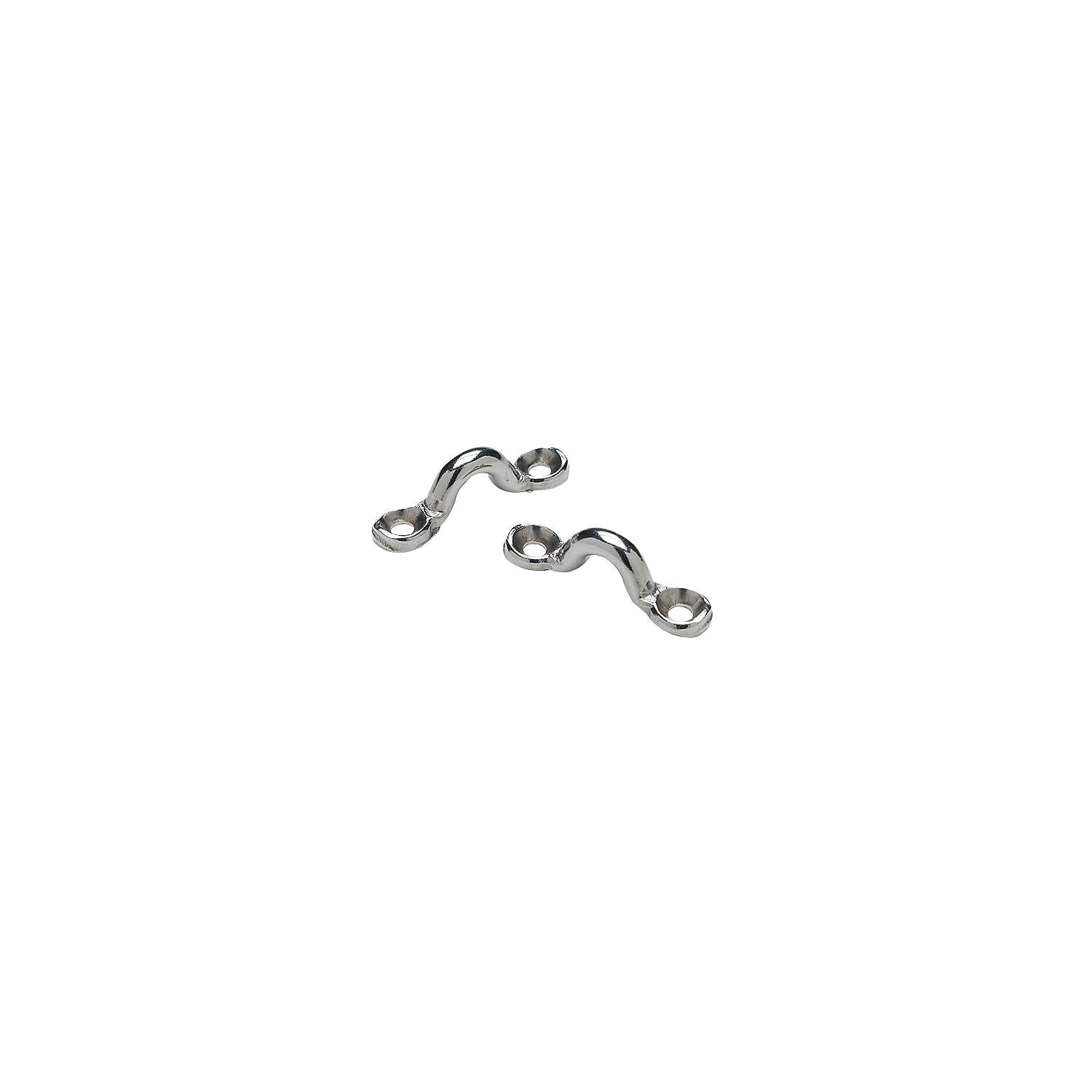 Stainles Steel Eye Straps, 1-7/8in x 11/32in, 4/PK