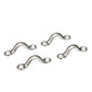 Stainles Steel Eye Straps, 1-7/8in x 11/32in, 4/PK