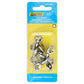 Chrome Plated Zinc Eye Straps 1-7/8in L x 3/8in ID Eye, 4/PK