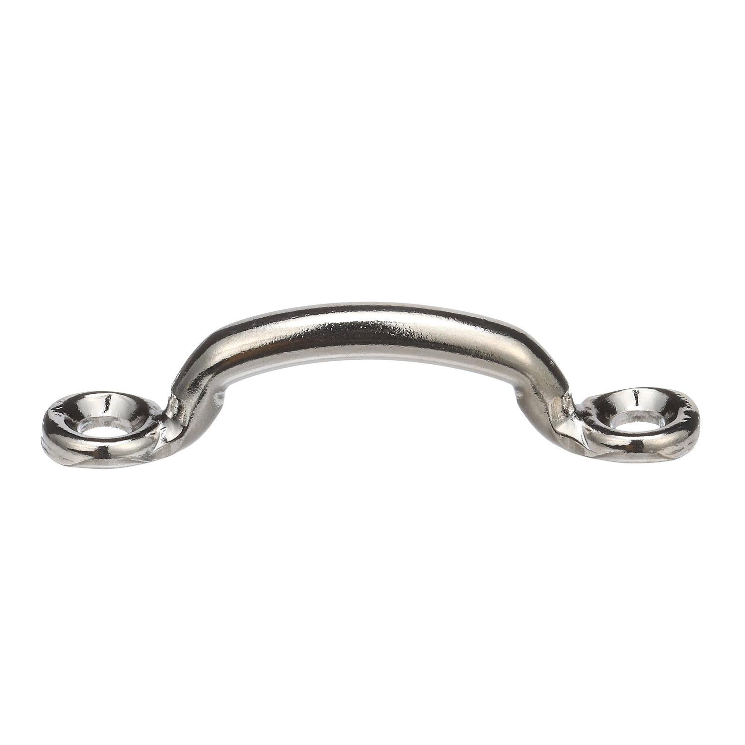 Nickel Plated Brass Wire Eye Straps, 2pk