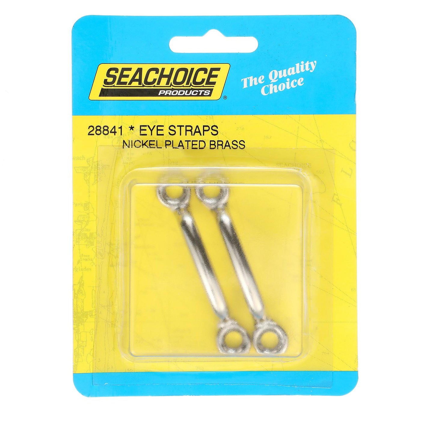 Nickel Plated Brass Wire Eye Straps, 2pk