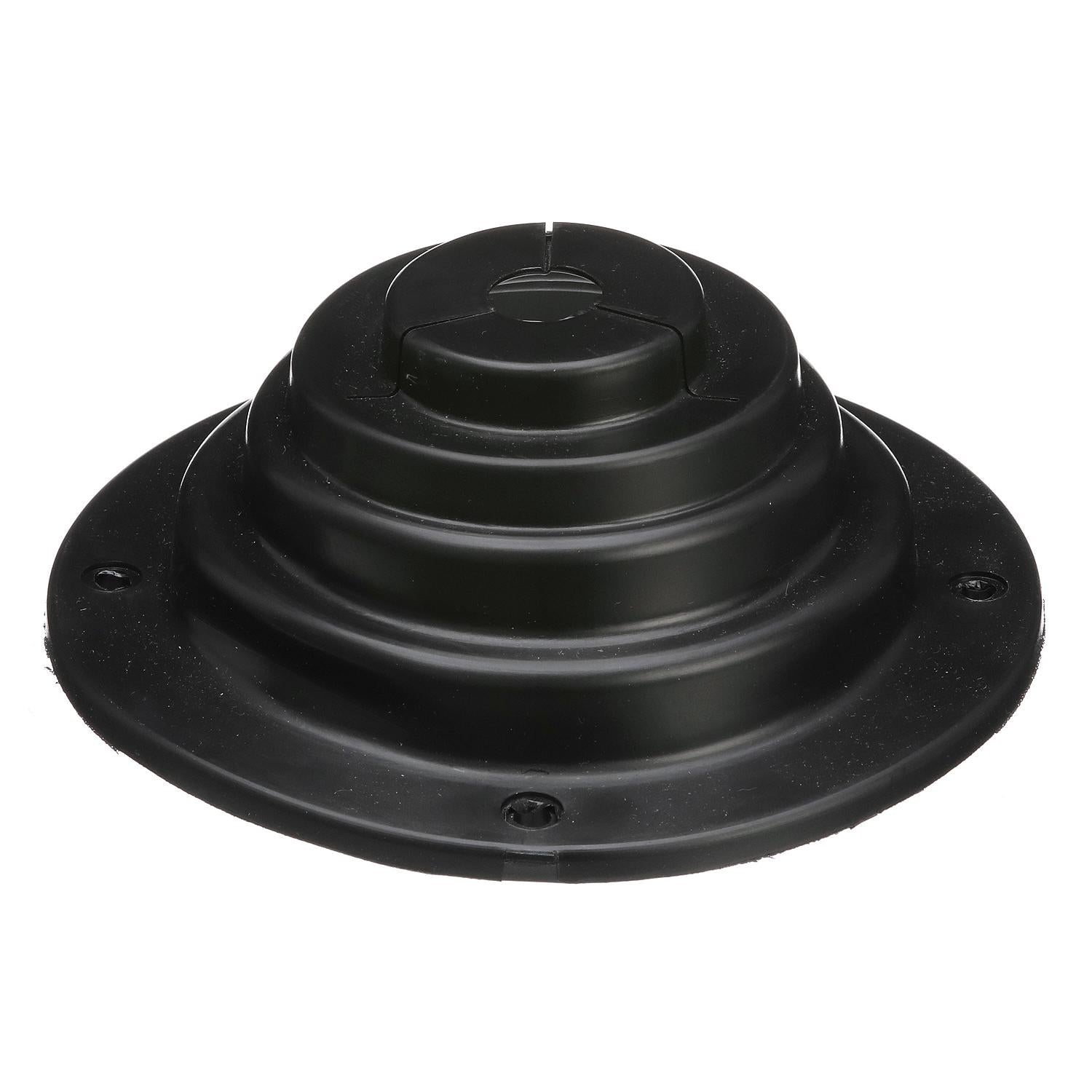 Motrwell Boot-Black Viinyl, 4in