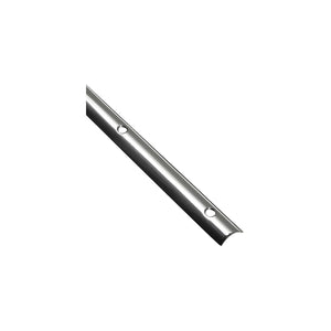 Stainless Steel Hollow Back Rub Rail, 3/4inW x 12ft L, .062 Ga.