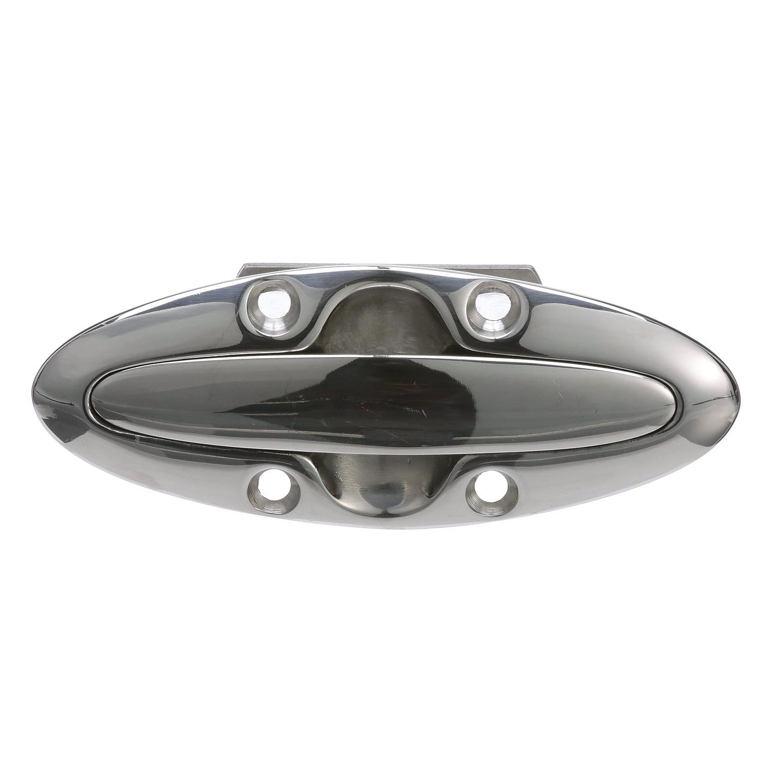 Stainless Steel Flush Pull Up Cleat, 4-1/2in
