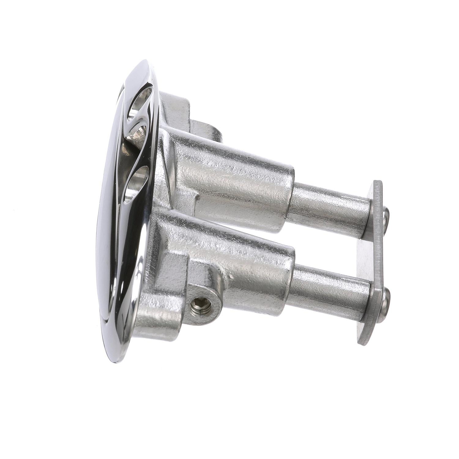Stainless Steel Flush Pull Up Cleat, 4-1/2in