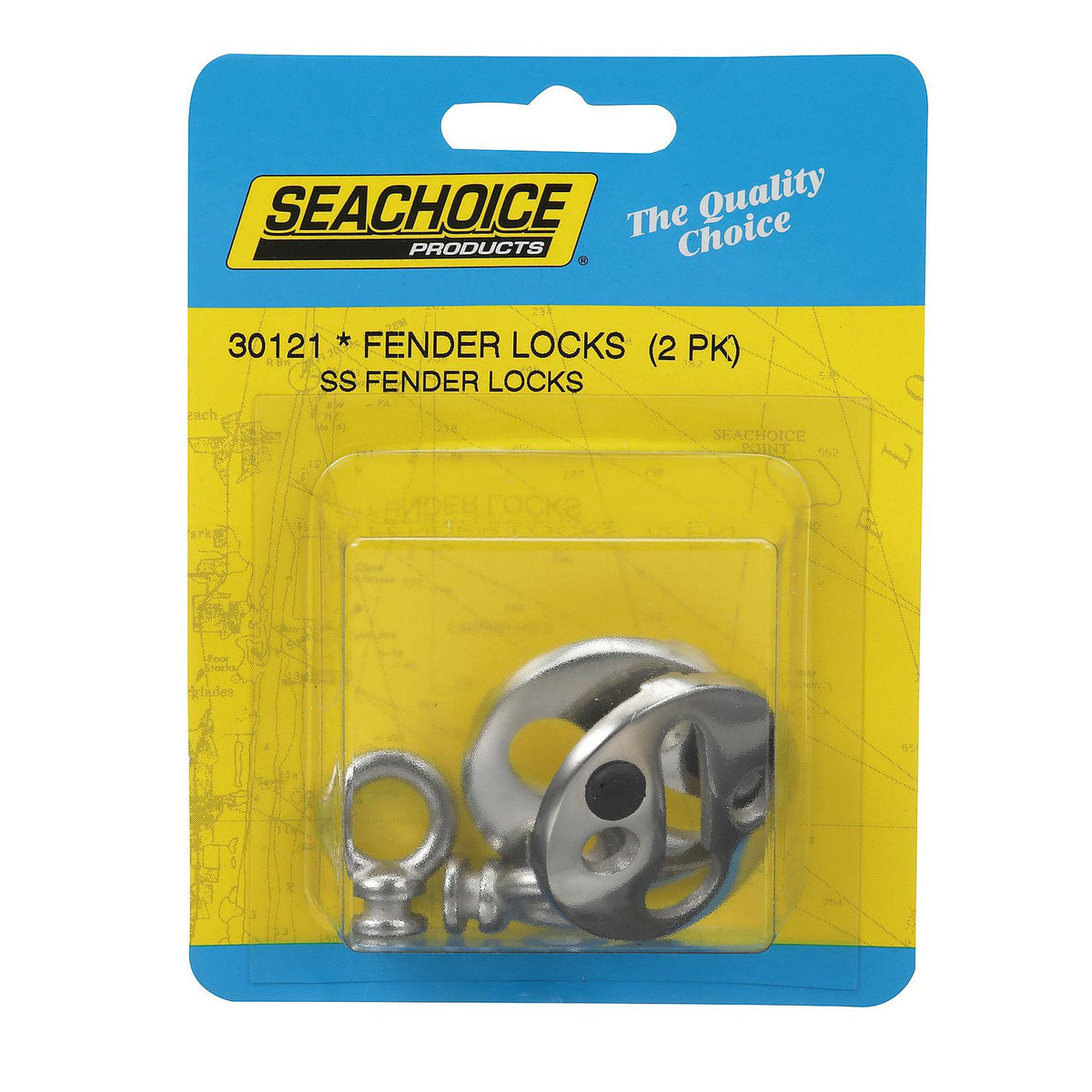 Stainless Steel Fender Locks, 2/PK