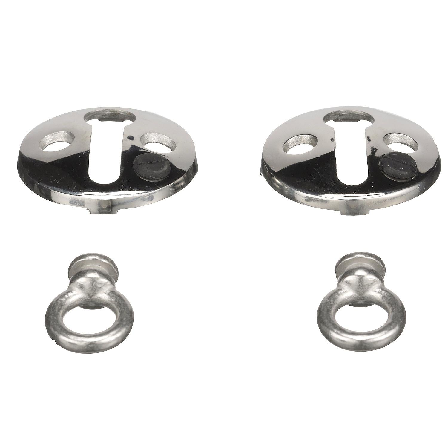 Stainless Steel Fender Locks, 2/PK