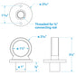 Stainless Steel Lifting Eye 1-1/2in