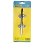 Chrome Plated Polished Cast Brass Hollow Base Yacht Cleat, 5-1/2in