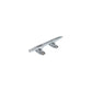 Chrome Plated Polished Cast Brass Hollow Base Yacht Cleat, 5-1/2in